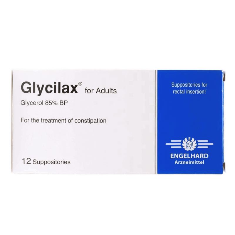Glycilax Adult Suppository 12'S
