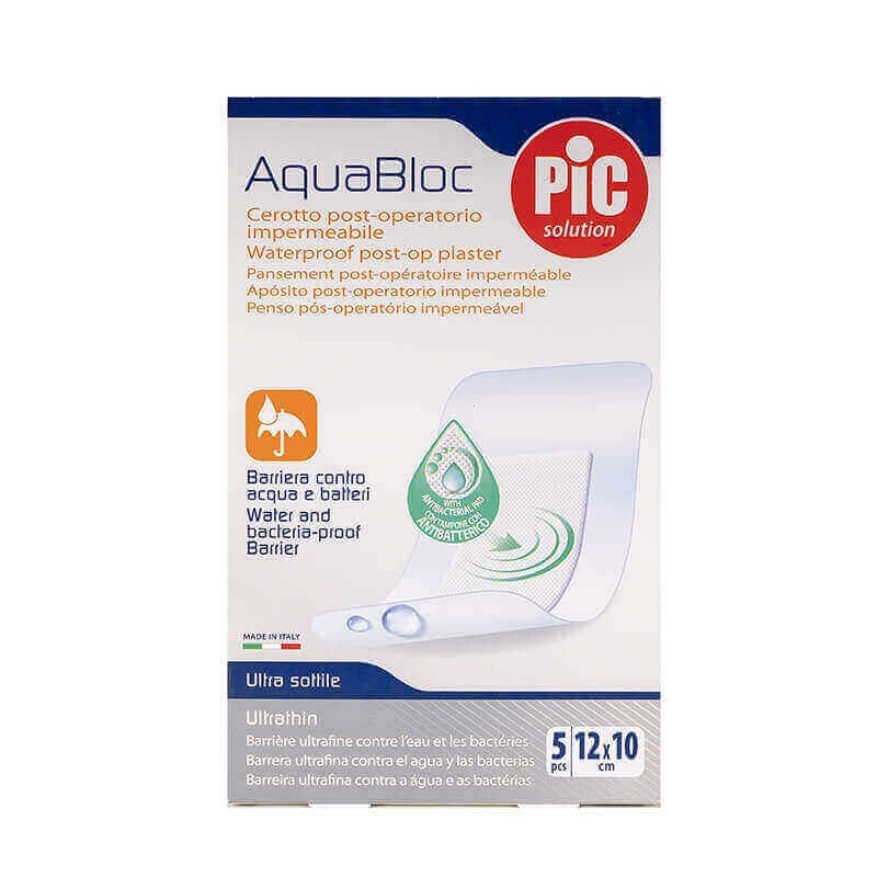 Pic Aqua Bloc Post Operative Plaster 10*12 cm 5 Pcs