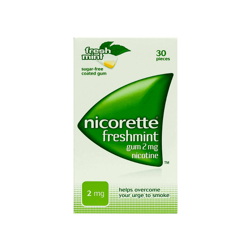 Nicorette 2 mg Freshmint Gum 30 Pcs 