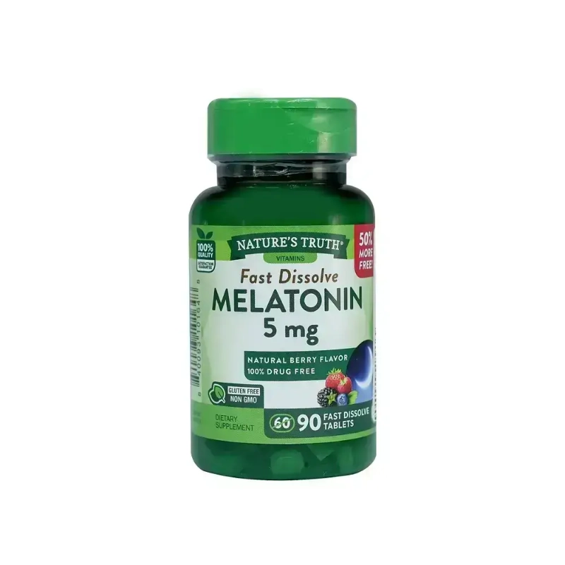 Nature's Truth F/D Melatonin 5 mg with Berry Flavor 90 Tabs 
