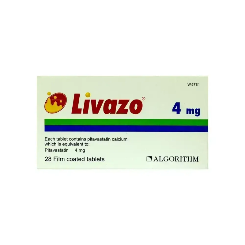 Livazo 4 mg 28 F/C Tabs 