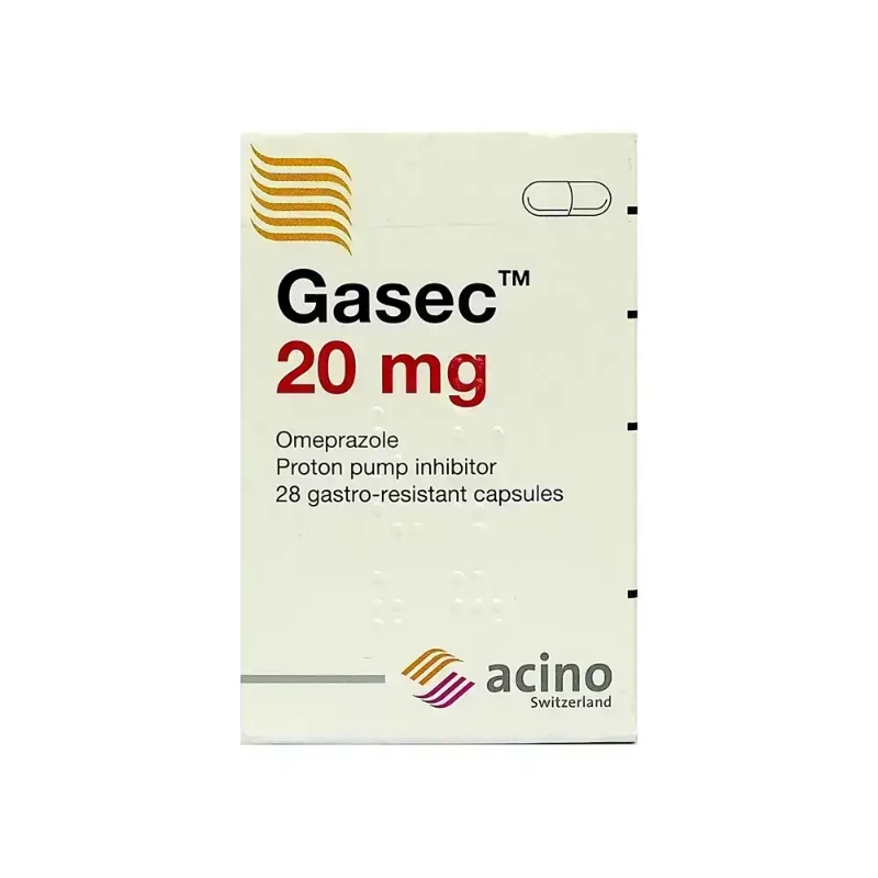 Gasec 20 mg 28 Caps