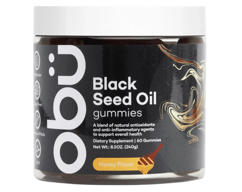 Obu Black Seed Oil Gummies with Honey Flavor 60 Pcs 