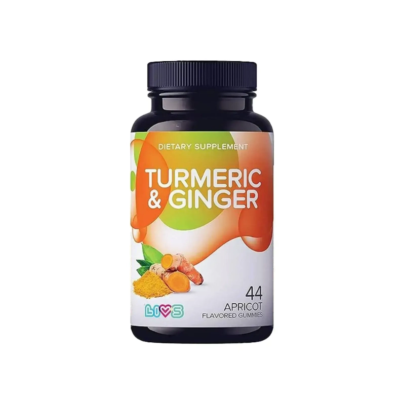 Livs Turmeric & Ginger with Apricot Flavor 44 Gummies 