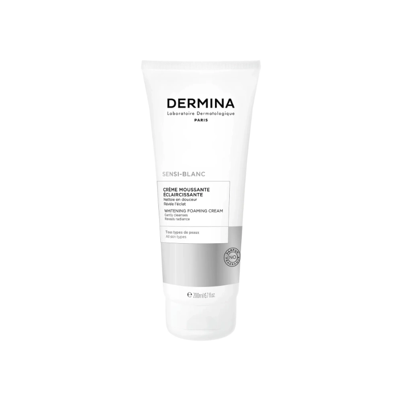 Dermina Sensi-Blanc Whitening Foaming Cream 200 ml 