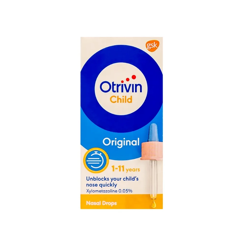 Otrivin Original 0.05% Nasal Drops For Child 10 ml 