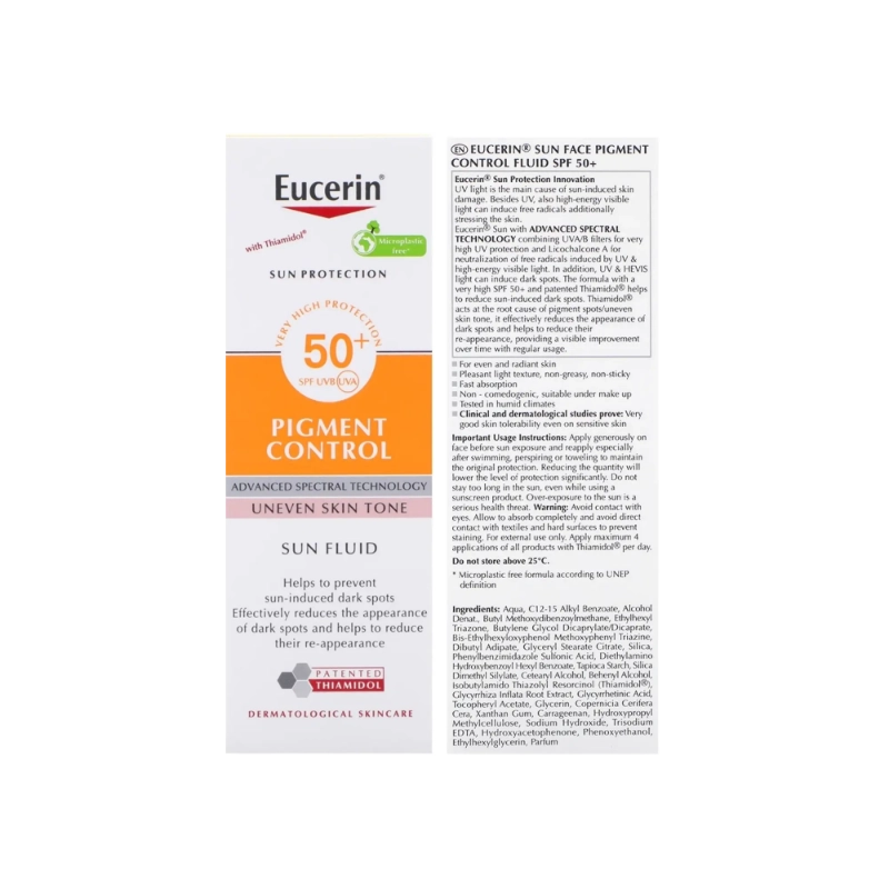 Eucerin Sun Protection Even Pigment Control Fluid  SPF+50 - 50 ml 