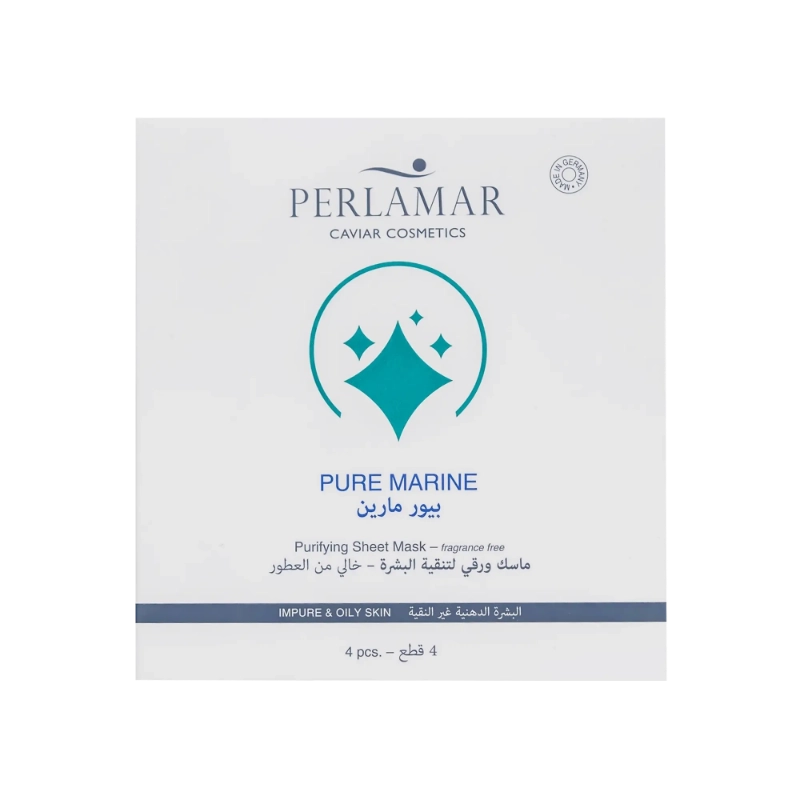 Perlamar Pure Marine Purifying Sheet Mask 4×16 ml 