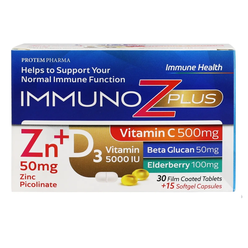 Daily Vit+ Immuno Z Plus 30 Tabs + 15 Caps